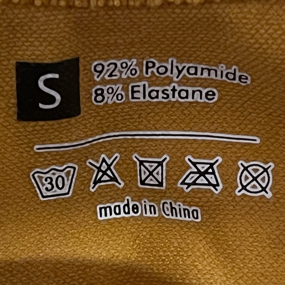 Dark gold crop top. Women’s size Small. - Picture 6 of 6